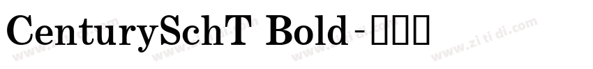 CenturySchT Bold字体转换 CenturySchT Bold字体转换